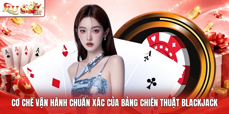 Cơ chế vận hành chuẩn xác của bảng chiến thuật blackjack