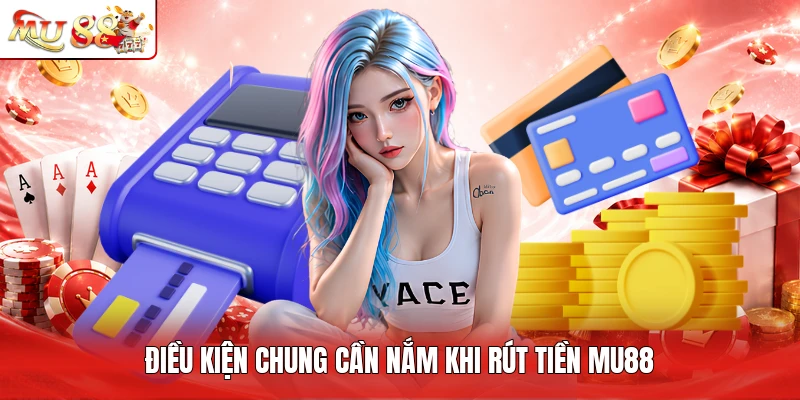 Điều kiện chung cần nắm khi rút tiền MU88