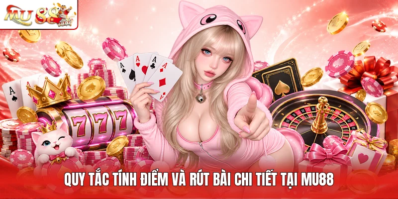 Quy tắc tính điểm và rút bài chi tiết tại MU88