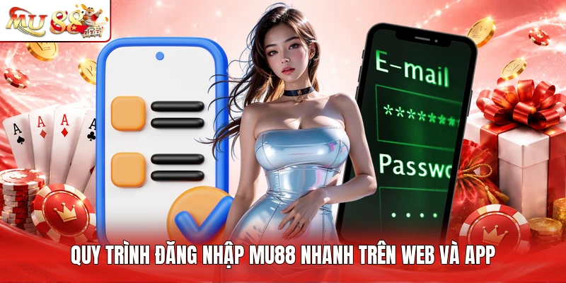 Quy trình đăng nhập MU88 nhanh trên web và app