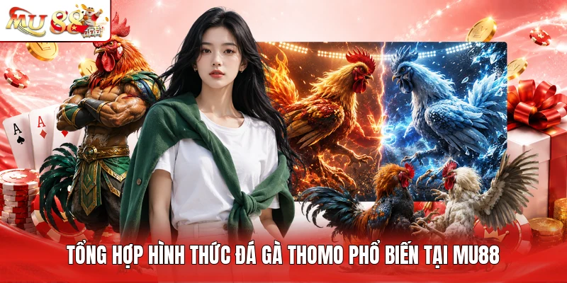Tổng hợp hình thức đá gà Thomo phổ biến tại MU88