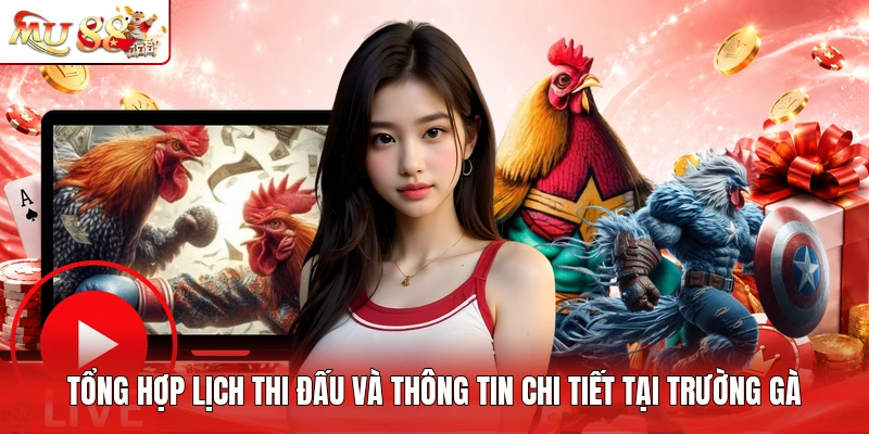 Tổng hợp lịch thi đấu và thông tin chi tiết tại trường gà